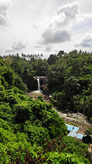 Image showing Tegenungan Waterfall near Ubud in Bali, Indonesia