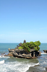 Image showing Tanah Lot water temple in Bali