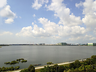 Image showing View of Pandan reservoir in Singapore