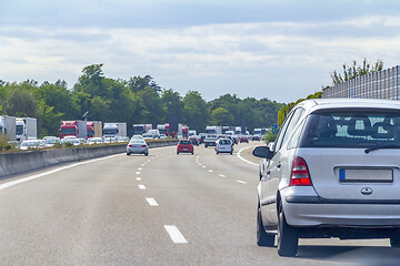 Image showing highway scenery in Southern Germany