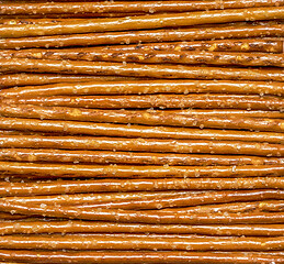 Image showing salt sticks closeup