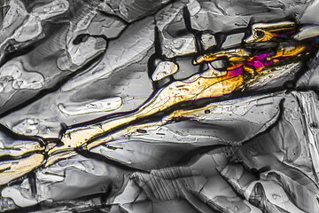 Image showing Ammonium sulfate microcrystals