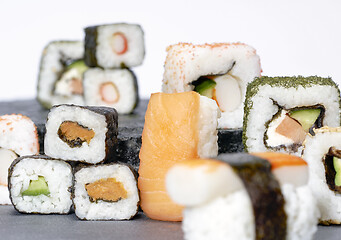 Image showing sushi dish variation