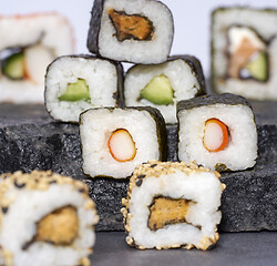 Image showing sushi dish variation