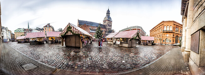 Image showing Christmas Market in Riga, Latvia