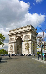 Image showing Arc de Triomphe, Paris, France