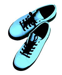 Image showing Luxury Blue Shoes