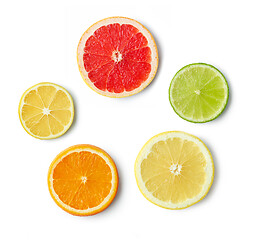 Image showing slices of citrus fruit