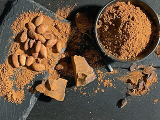 Image showing various cocoa products