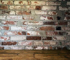 Image showing old brick wall