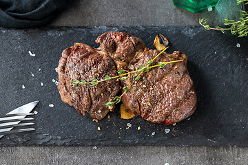 Image showing freshly grilled steak