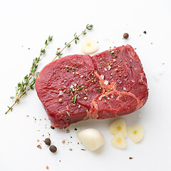 Image showing fresh raw steak