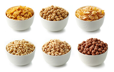 Image showing bowl of breakfast cereal