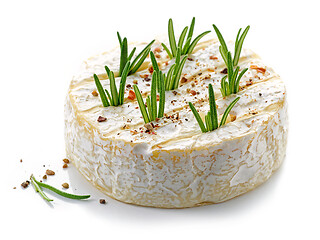 Image showing fresh brie cheese