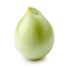 Image showing fresh raw peeled onion