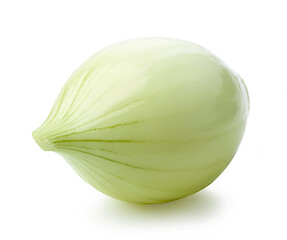 Image showing fresh raw peeled onion