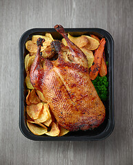 Image showing freshly roasted duck