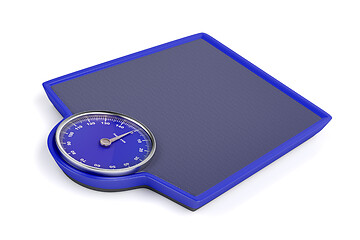 Image showing Blue weight scale