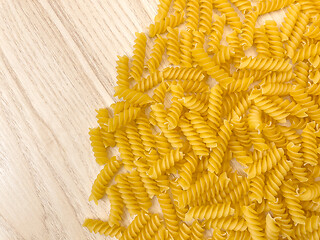 Image showing Raw pasta background