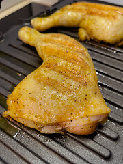 Image showing Grilled chicken thigh