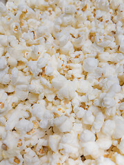 Image showing Popcorn simple background