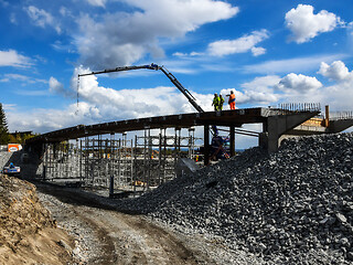 Image showing Bridge construction