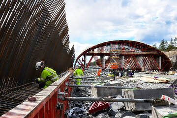 Image showing Building new road