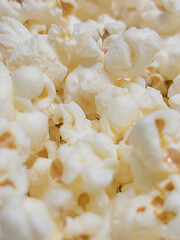 Image showing Popcorn simple background