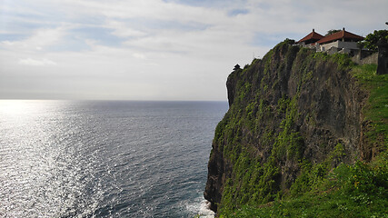 Image showing Cliff at Uluwatu Temple or Pura Luhur Uluwatu