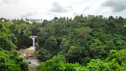 Image showing Tegenungan Waterfall near Ubud in Bali, Indonesia