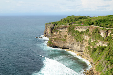 Image showing Pura Luhur Uluwatu temple in Bali, Indonesia