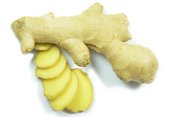 Image showing Fresh ginger isolate