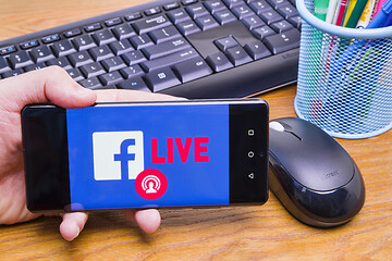 Image showing Live Stream on Facebook,