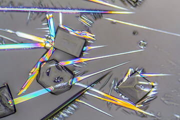 Image showing soda lye microcrystals