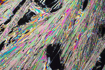 Image showing soda lye microcrystals