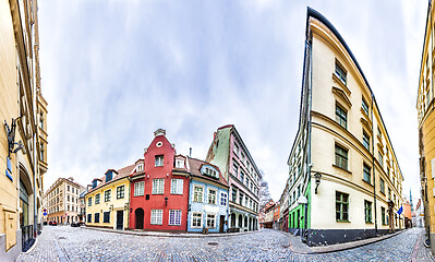 Image showing Streets of Riga Old Town, Latvia