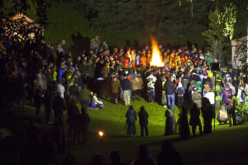 Image showing Midsumer or John\'s eve celebration in Latvia