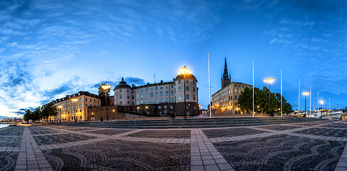 Image showing Stockholm Old Town  Skyline in Gamla Stan