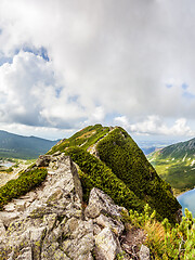 Image showing View from Krab in Tatra Mountains, Poland, Europe.