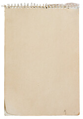Image showing Note pad with spiral binding