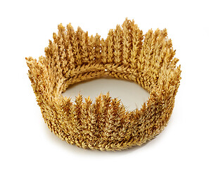 Image showing crown made of wheat ears of cereals 