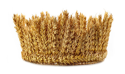 Image showing crown made of wheat ears of cereals 