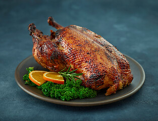 Image showing freshly roasted duck roast