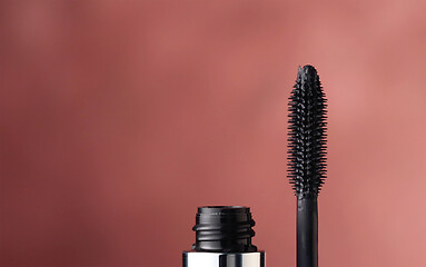 Image showing close up of black mascara 