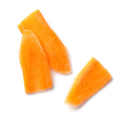 Image showing fresh raw carrot slices