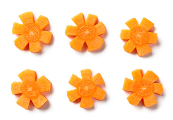 Image showing fresh raw carrot flowers