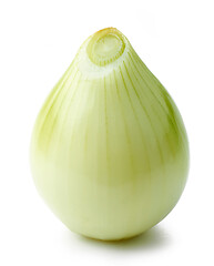 Image showing fresh raw peeled onion