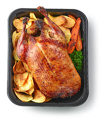 Image showing freshly roasted duck roast