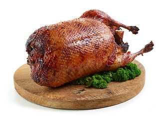 Image showing freshly roasted duck roast