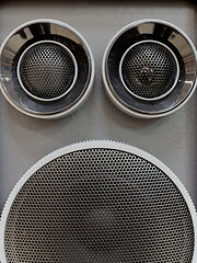 Image showing Musical speaker with protective grill